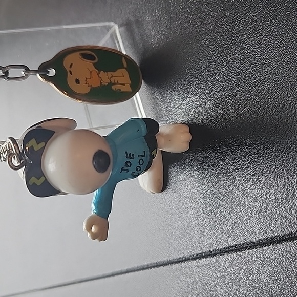 Snoopy Keychain with Snoopy Charm Keychain - Picture 2 of 5